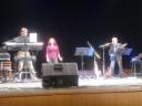 K-BAND na scéně - zleva - Marian, Šárka, Dušan
